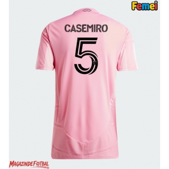 Inter Miami Casemiro #5 Tricou Fotbal Replică 2026-27 Femei Acasa